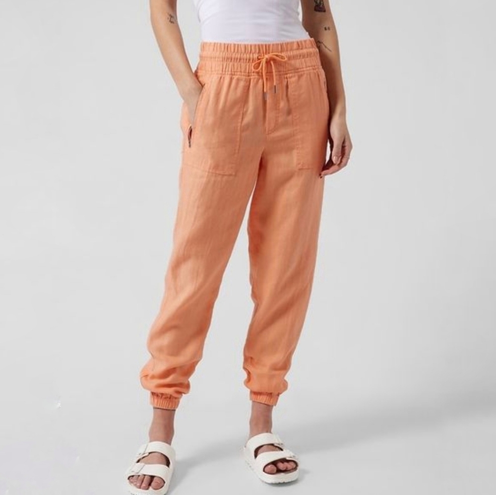Athleta Cabo Linen Jogger Pant